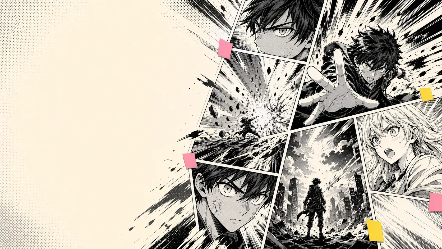 Manga Action Prompts for Dramatic Comic Pages