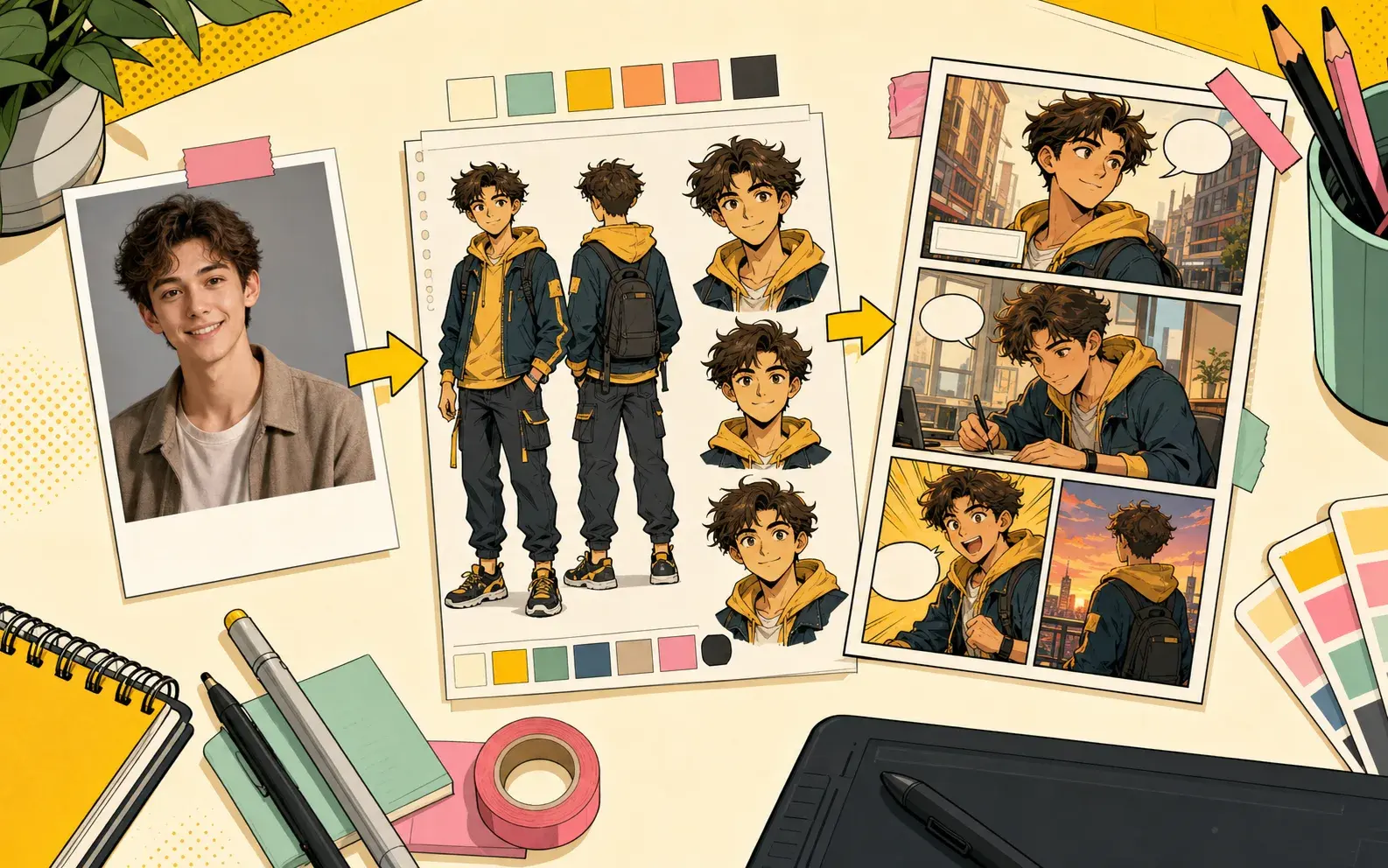 Comic Character Creator: Build Reusable AI Comic Casts