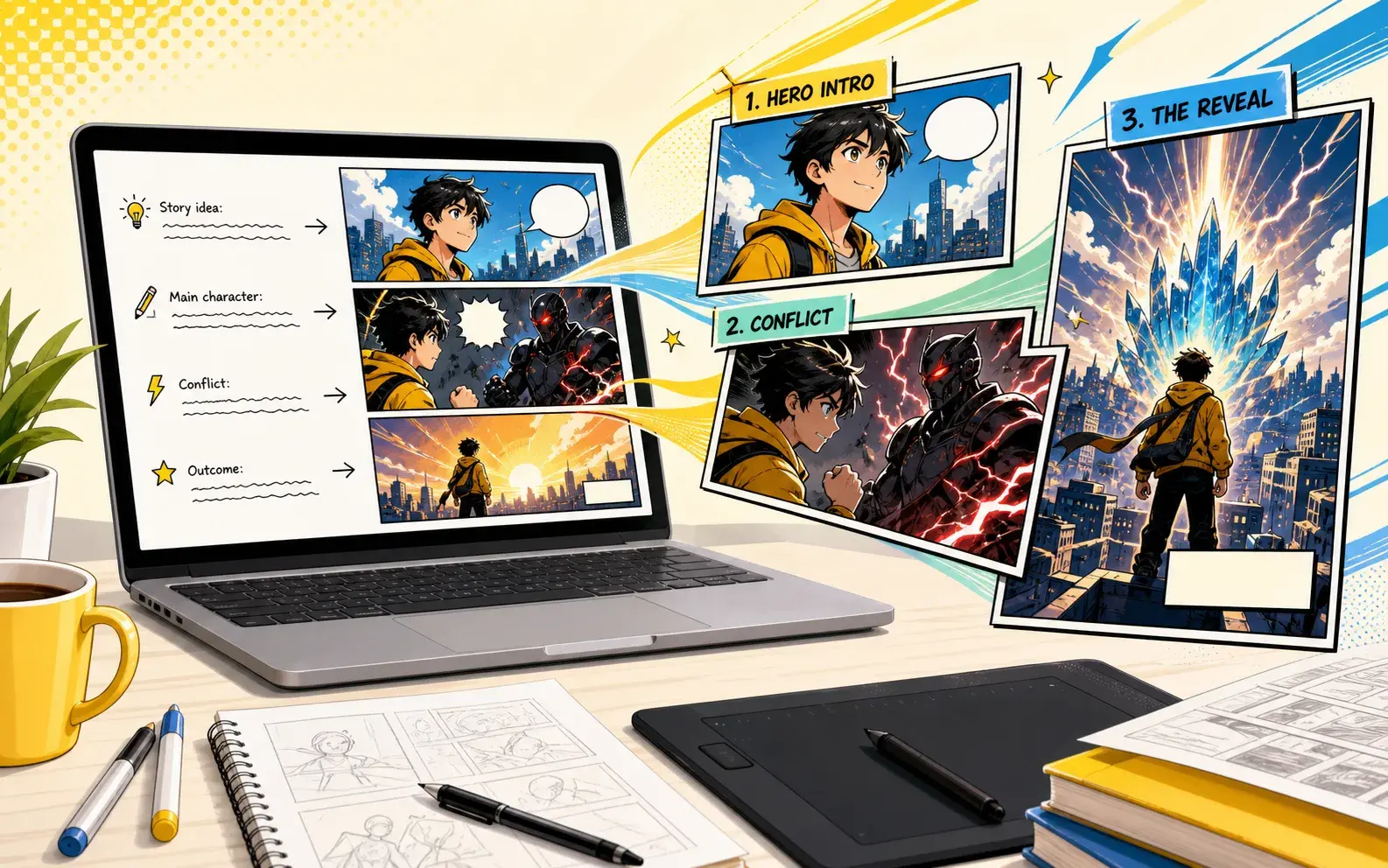 Text to Comic Generator: Turn Prompts Into Comic Pages